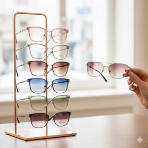 انواع رنگ شیشه عینک طبی زنانه: راهنمایی فنی برای انتخاب هوشمندانه