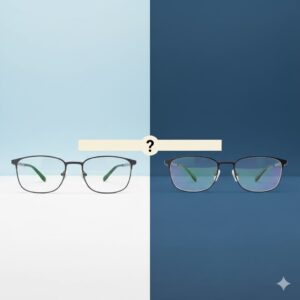 فرق شیشه عینک فشرده و معمولی: راهنمای جامع