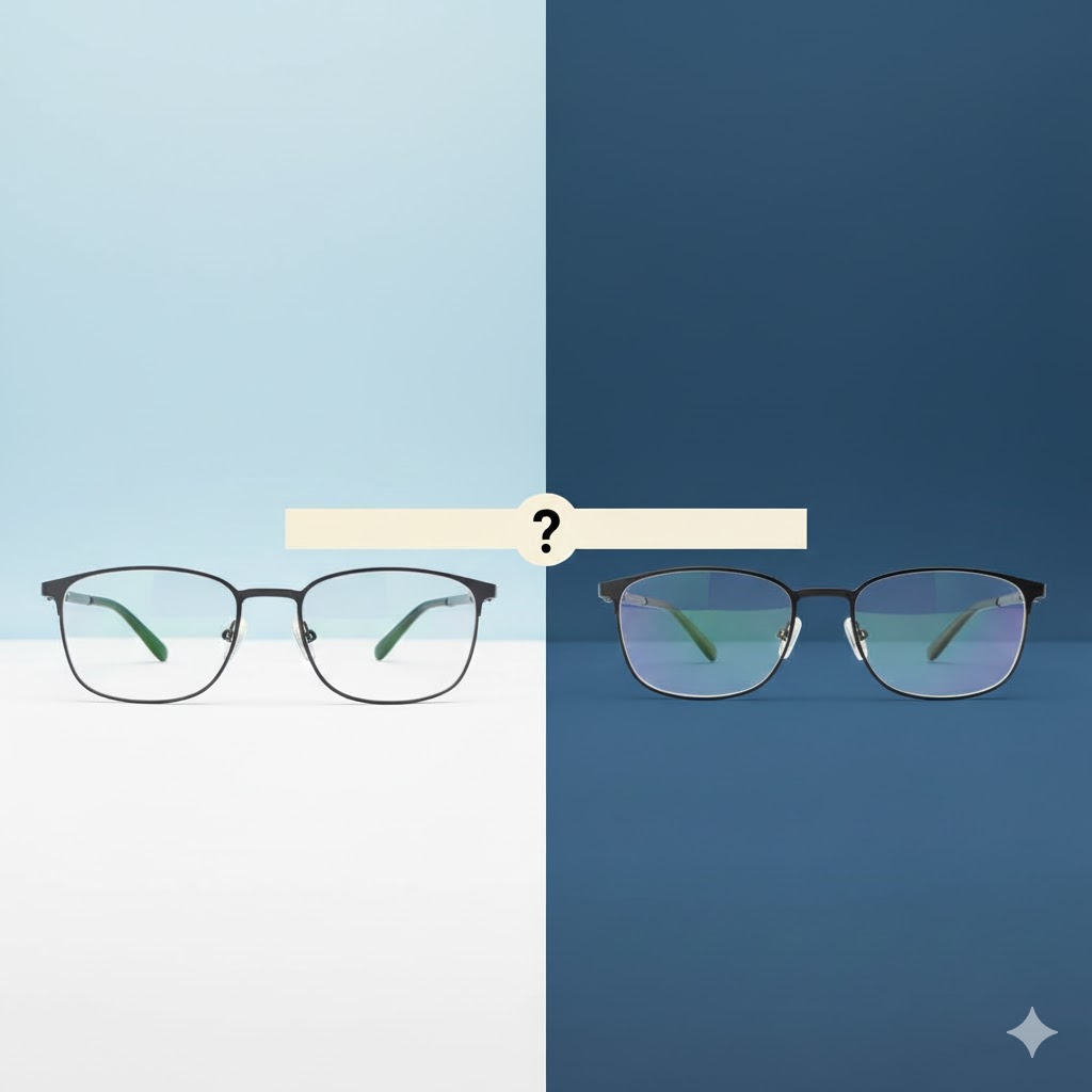 فرق شیشه عینک فشرده و معمولی: راهنمای جامع