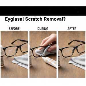 رفع خط و خش عینک طبی