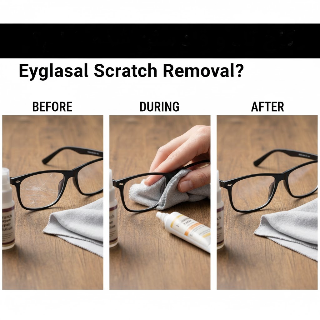 رفع خط و خش عینک طبی